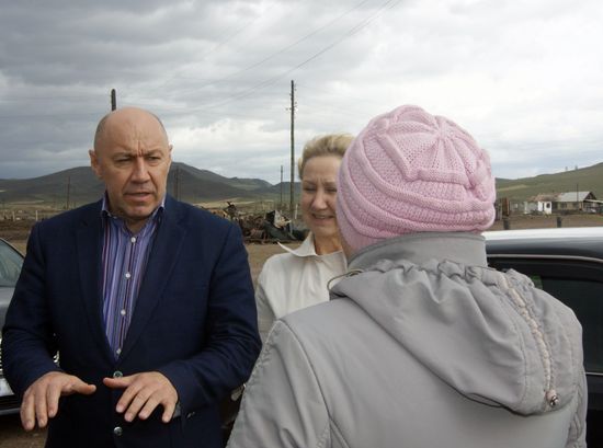 Министр здравоохранения Хакасии Владимир Титов посетил село Когаево